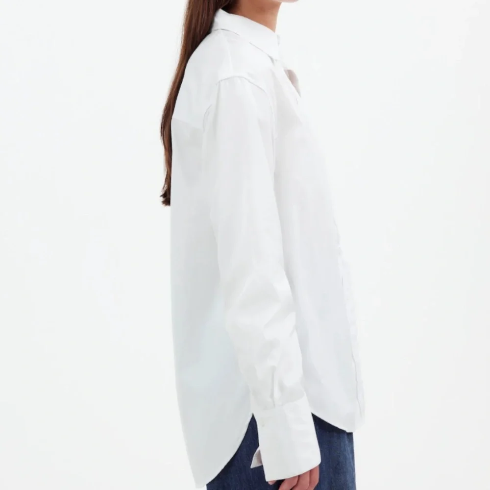 NWT Madewell White Relaxed Button-Up Shirt SZ Various - Picture 4 of 16